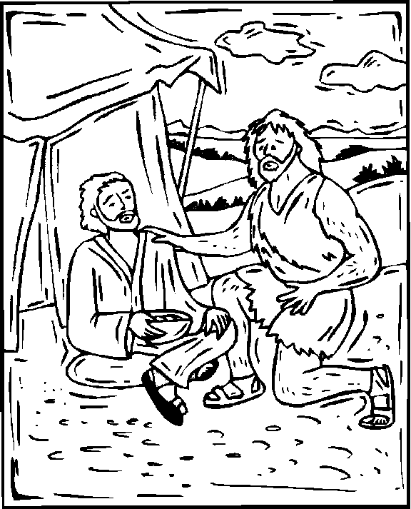 jacobs sons coloring pages - photo #45